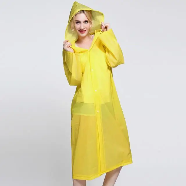 Portable Reusable EVA Adult Raincoat Rain Ponchos With etc Hoods Sleeves No rain ponchos with hoods. | Дом и сад