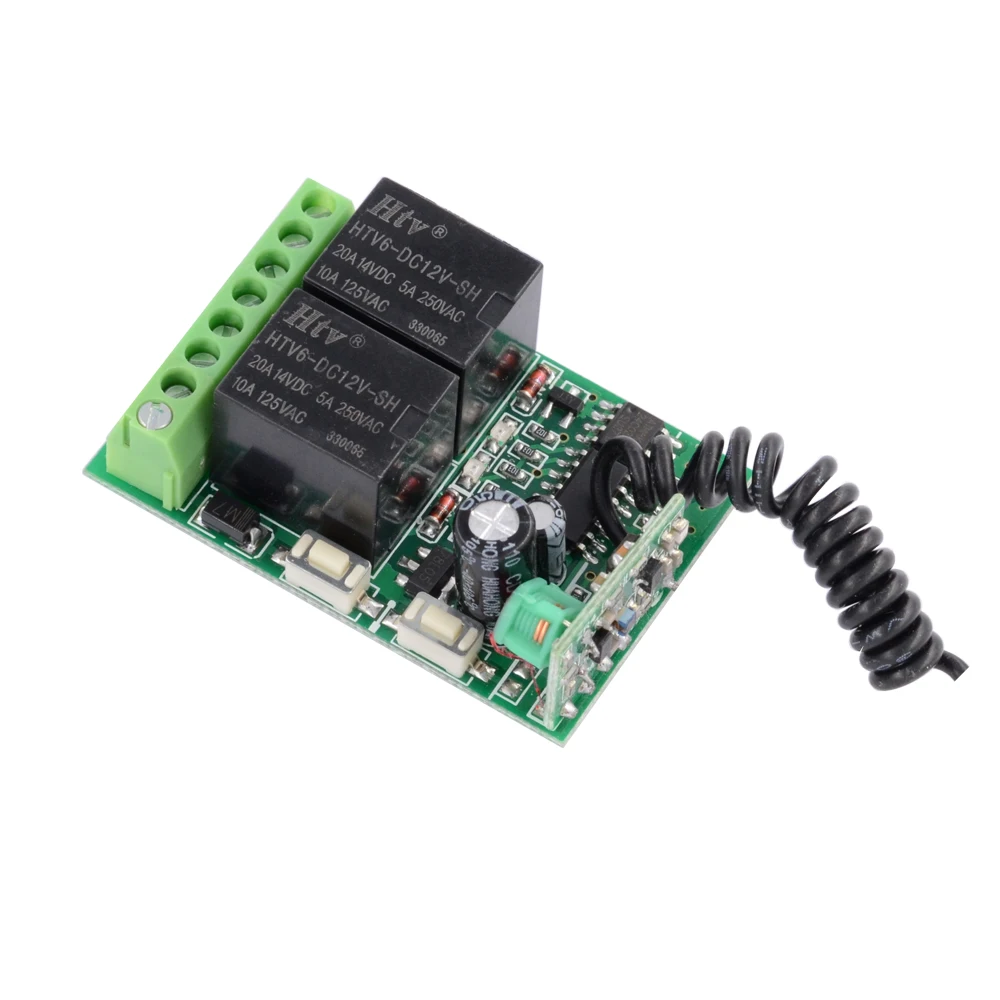 DC 12V 2CH RF беспроводной пульт дистанционного управления Переключатель системы для