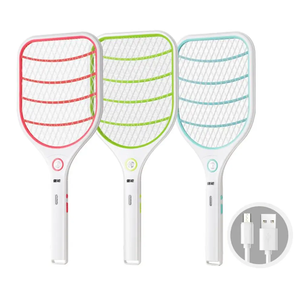 

Home Electric Fly Mosquito Swatter Mini Bug Zapper USB Charging Triple-Layer Safety Mosquito Flies Killer Battery Trap Swatter