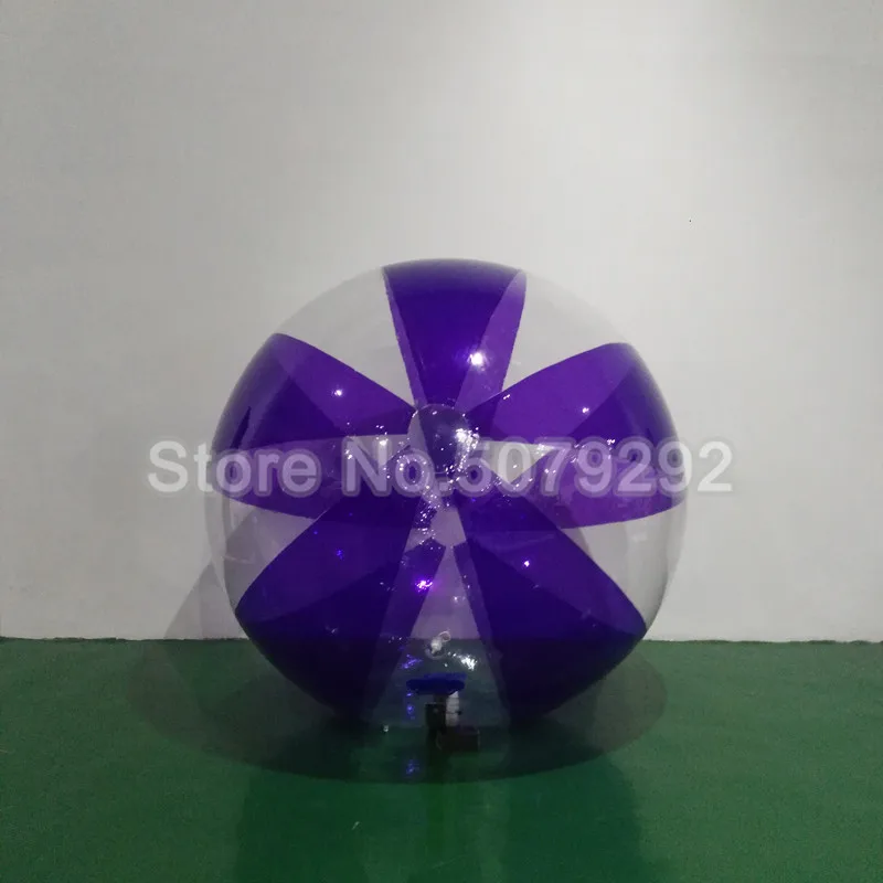 purple and clear 2,0 м Диаметр надувной шар для ходьбы по воде человек хомяк шар большой надувной шар водный шар Зорб ТПУ водяной шар - Цвет: purple and clear