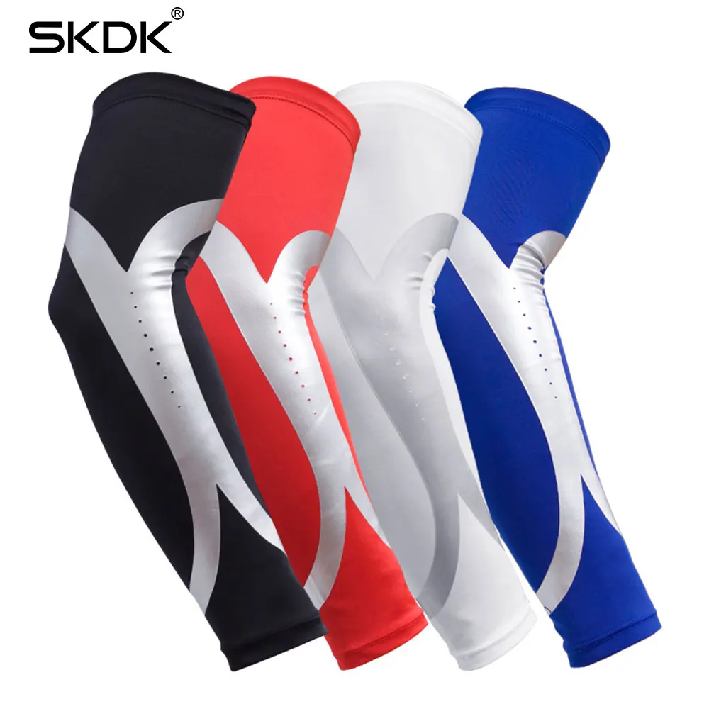 SKDK 1 шт. лайкра грелка для рук бега солнцезащитный Блок дышащий светоотражающий