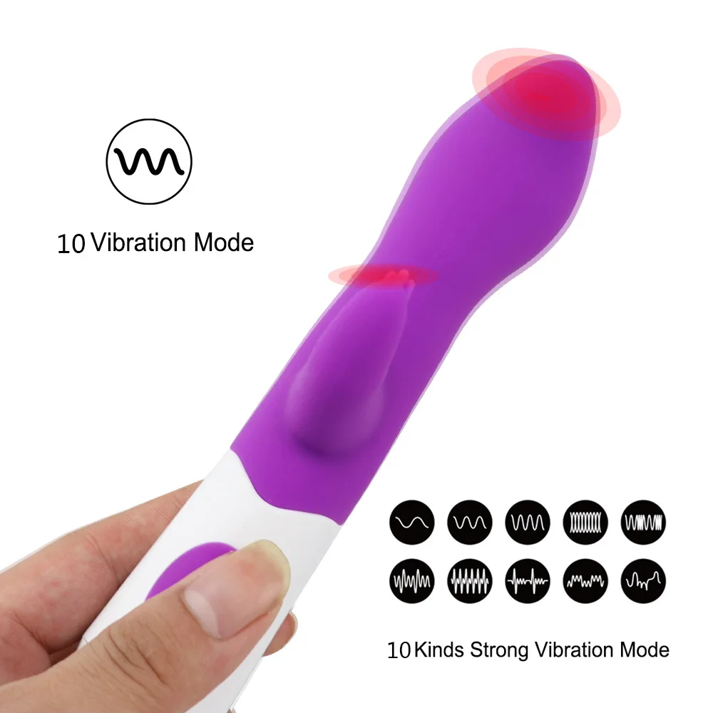 Вибрирующий бар G-spot Стимуляция Вибрационный массаж AV фалоиммитатор для женской
