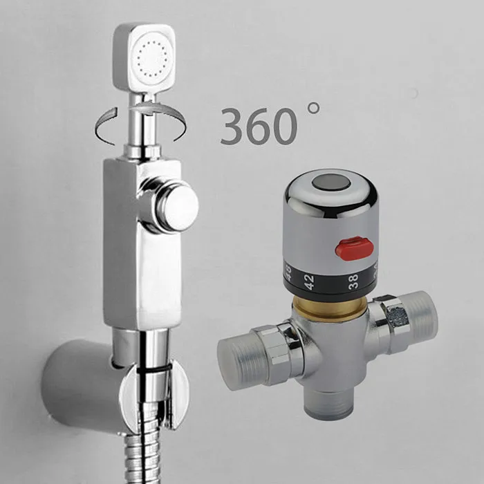 

brass bidet thermostatic valve Sprayer bidet Shower, toilet bidet faucet BD288-3