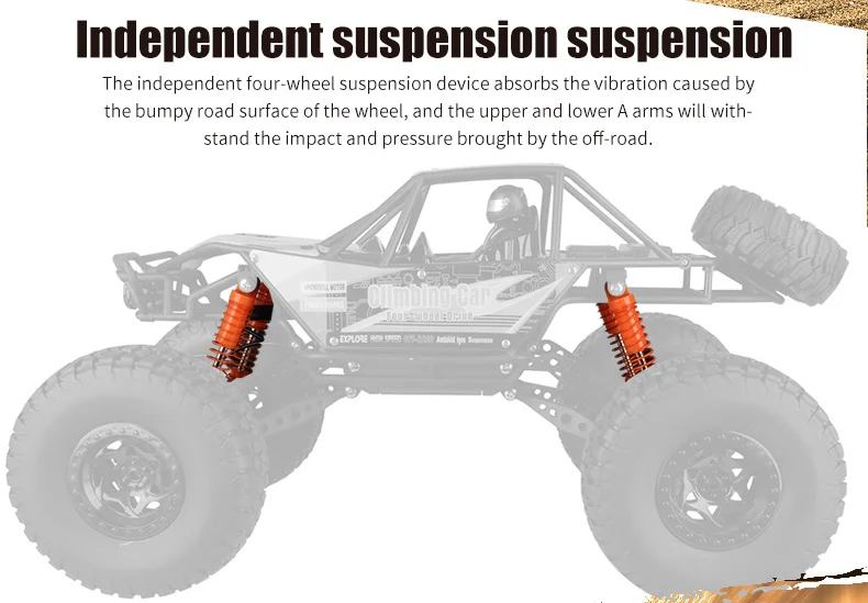 Радиоуправляемая машина 4wd с дистанционным управлением, Игрушечная машина на радиоуправлении, панель багги 4x4, радиоуправляемая модель гусеничного автомобиля