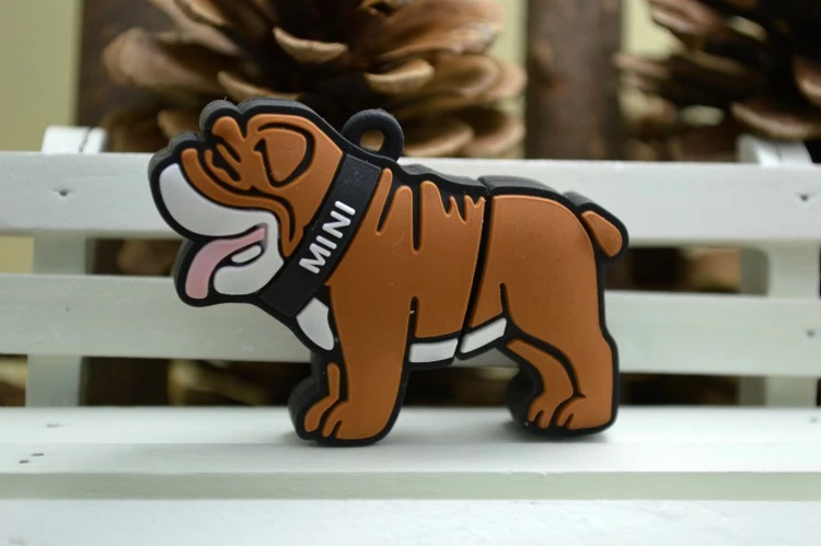 USB флеш-накопитель мультяшный коричневый бульдог 16 г 8 флешка 4 флеш-карта usb 2 0