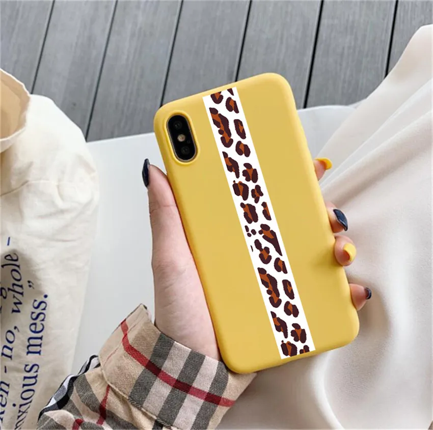 Safari XXL розовый чехол для телефона iPhone X 7 Plus XS с леопардовым принтом цветной Мягкий