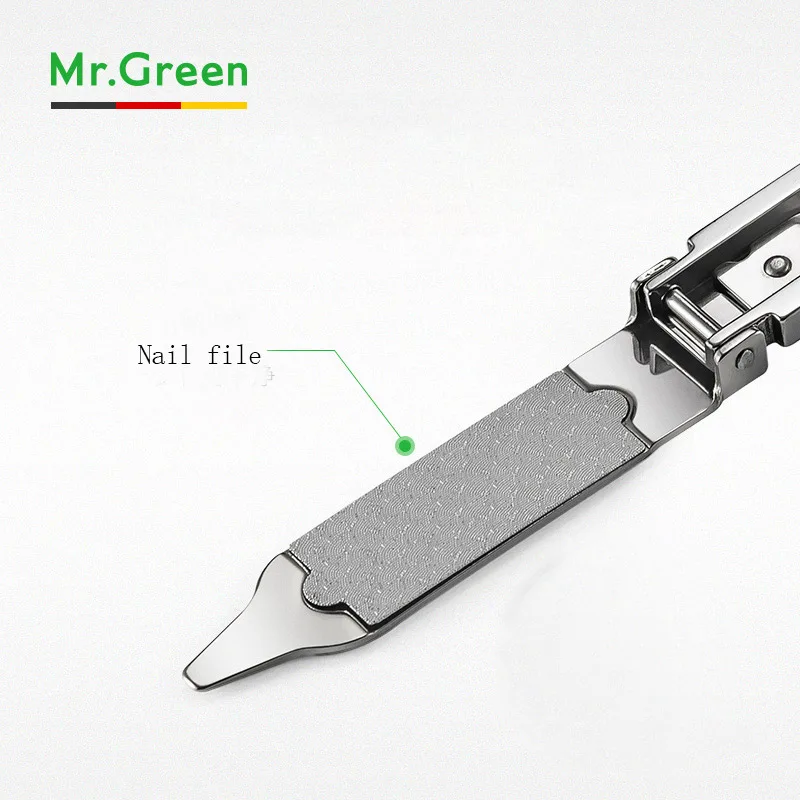 MR. GREEN из нержавеющей стали ультра-тонкие складные кусачки для ногтей с ручным носком Резак Брелок с резаком триммер серебряные инструменты для дизайна ногтей