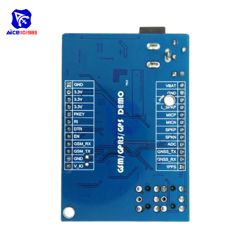 Diymore A7 GSM GPRS gps модуль 3 в 1 четырехдиапазонная поддержка голосовых SMS w/Dual IPEX антенна для Arduino STM32 51 микроконтроллер MCU
