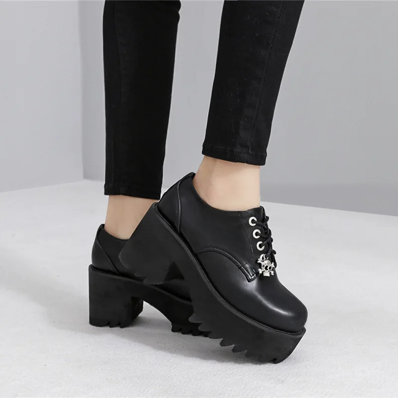 

rock spring punk shoes japanese platform shoes harajuku boots woman footwear