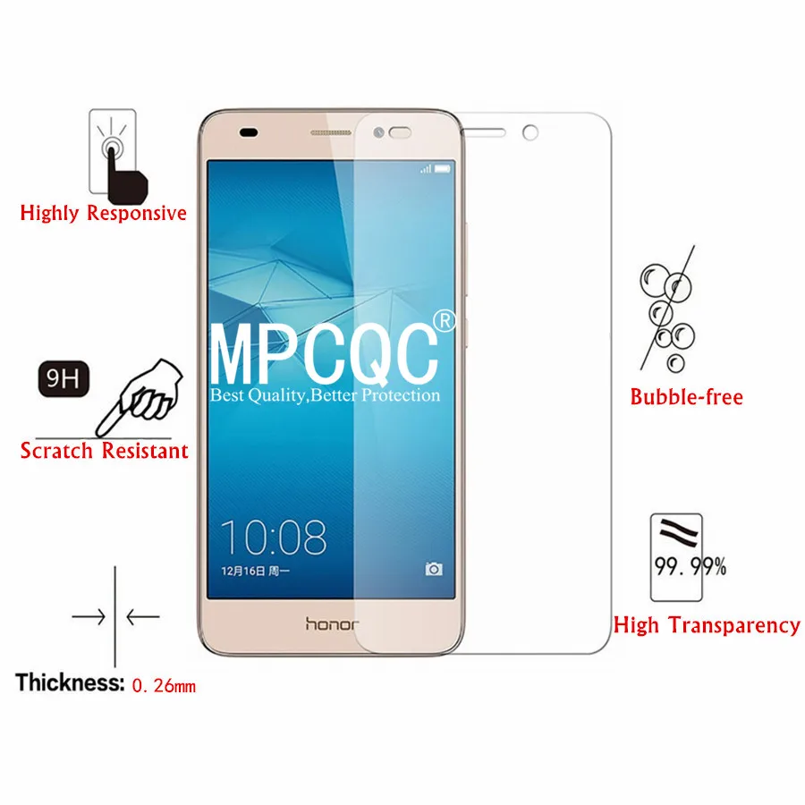 9H закаленное стекло для Huawei P10 Lite Защита экрана NOVA 2 Plus 2s Honor 7X 6C Pro 8 9 Защитное