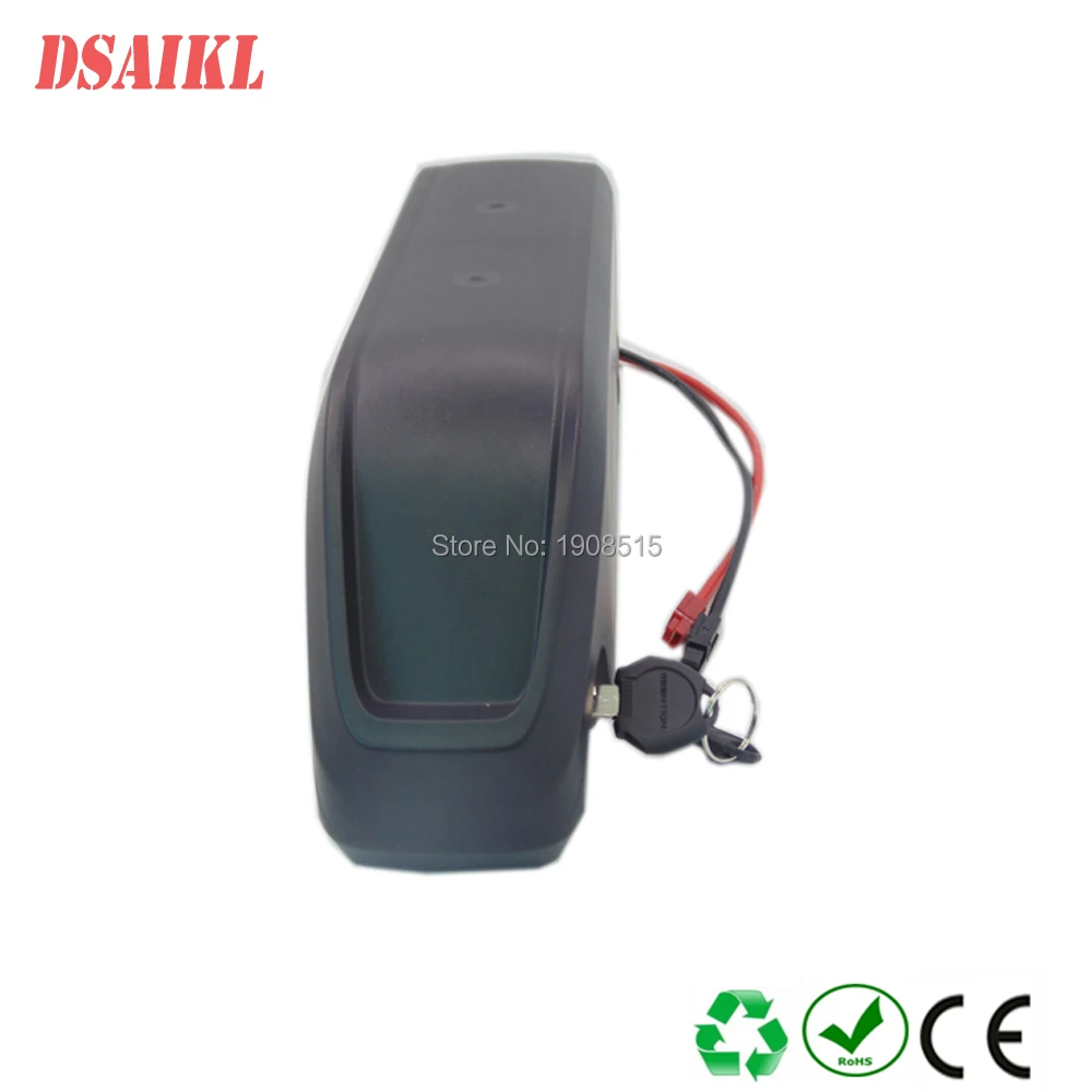 1000W polly hailong ebike батарея 52V 17ah 14S5P используется Sanyo GA 18650 литий-ионный аккумулятор с зарядным устройством 58,8 V 3a и 30A bms