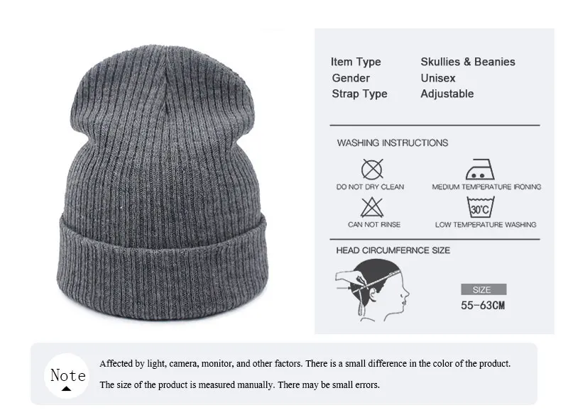 Новинка, осенне-зимняя женская шапка, мужская, унисекс, Skullies Beanies, теплая уличная шапка, вязаная шапка, шапки, одноцветная, для папы, теплая шапка, Beanie
