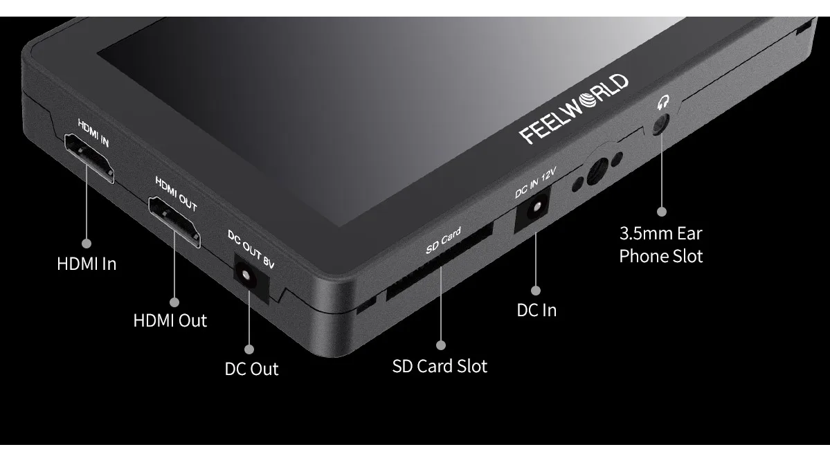 Feelworld F6 Plus 4K 5,5 дюймов HDMI монитор с сенсорным экраном алюминиевый сплав DSLR камера монитор микро один ЖК-дисплей для sony