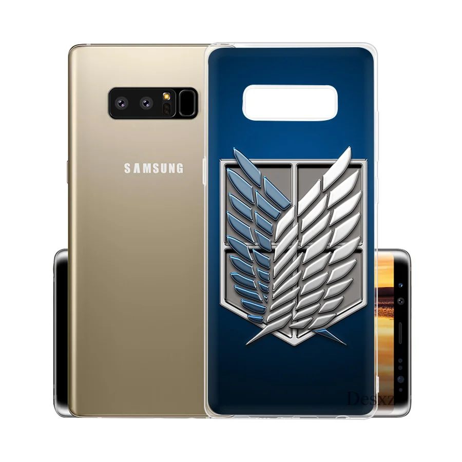 Аниме японский чехол для телефона Samsung Galaxy S6 S7 Edge S8 S9 Plus Note 8 9 Слот ТПУ чехлы |