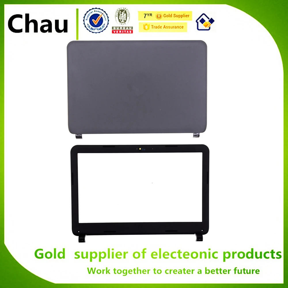 Chau новый для HP 14 G R 240 G3 245 246 LCD задняя крышка P/N 766897 001 черный/ЖК передняя