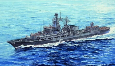 Бесплатная доставка TRUMPETER 05722 1/700 русские Слава класс крейсер Маршал Устинов