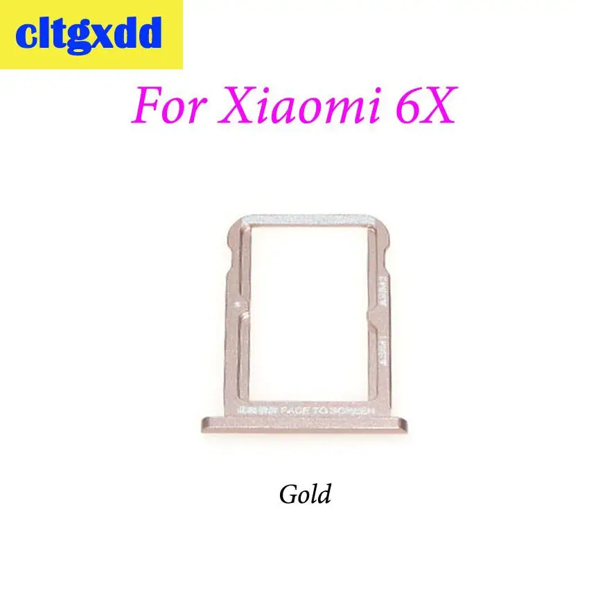Cltgxdd sim карты адаптеры для Xiaomi Mi A2 6X Mi6X слот разъем лотка держатель телефон