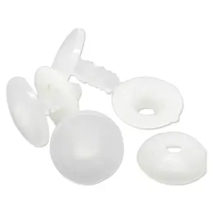 50 комплектов белых шарниров для изготовления игрушечных кукол, 20 мм x 20 мм 20 мм x 5 мм