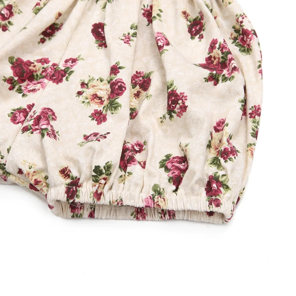 Детские летние пижамы комплект короткий рукав 100% хлопок роза с цветочным принтом