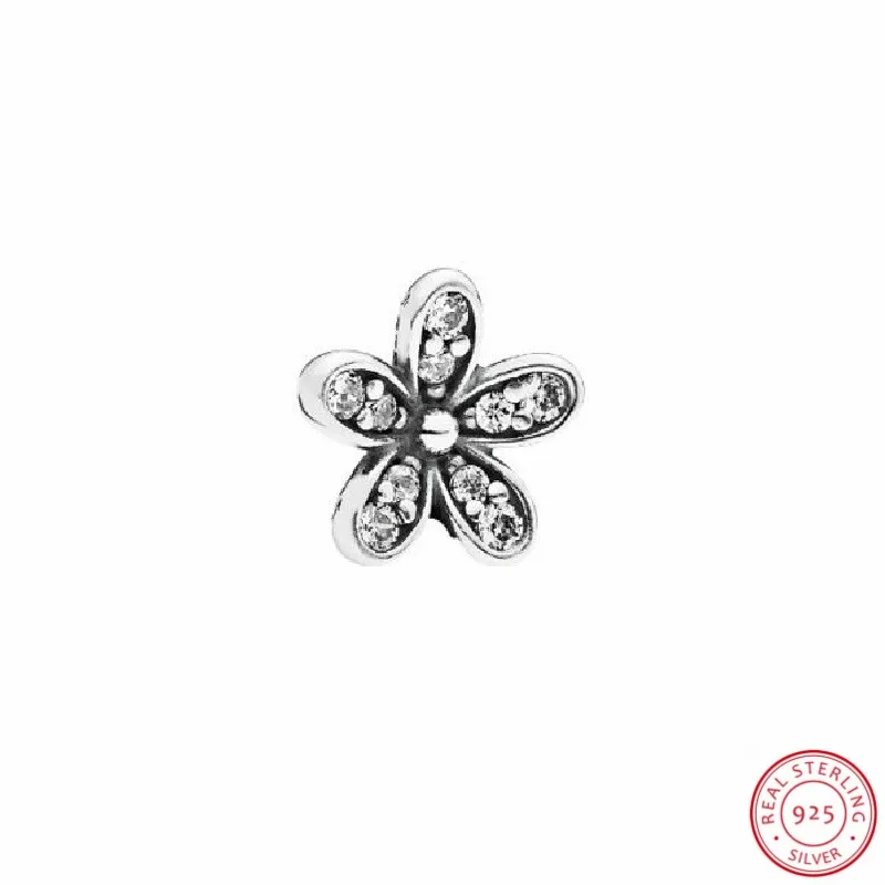 Поэтические маленькие бусины из стерлингового серебра 925 пробы DIY Fit Pandora