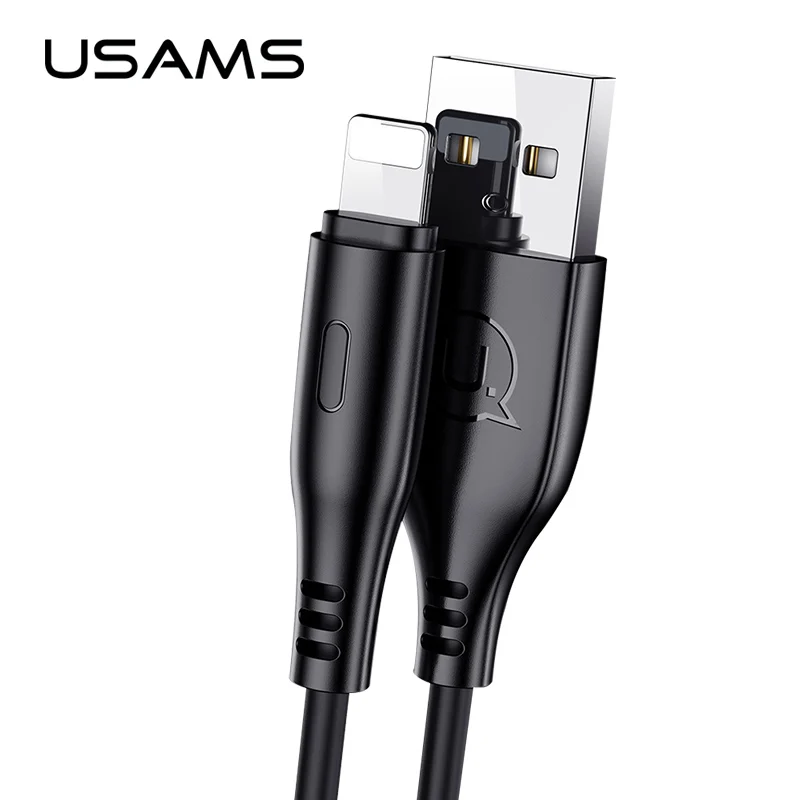 

USAMS 1m 2A U18 Lightning Type C Micro USB Mobile Phone Cables For iPhone Huawei Xiaomi Samsung Data Sync Charger Cable