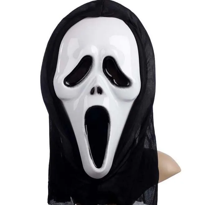 Ynaayu Хэллоуин пугающая маска ужасная жуткая зубастая призрак для взрослых полная