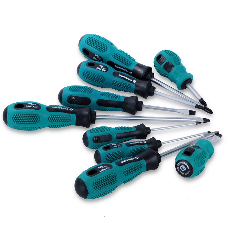 Набор прецизионных отверток комплект из 9 магнитных с крестообразными шлицевыми