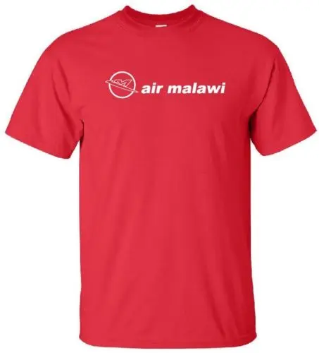 Лидер продаж Мода Air Malawi Ретро логотип Malawian авиация футболка повседневные