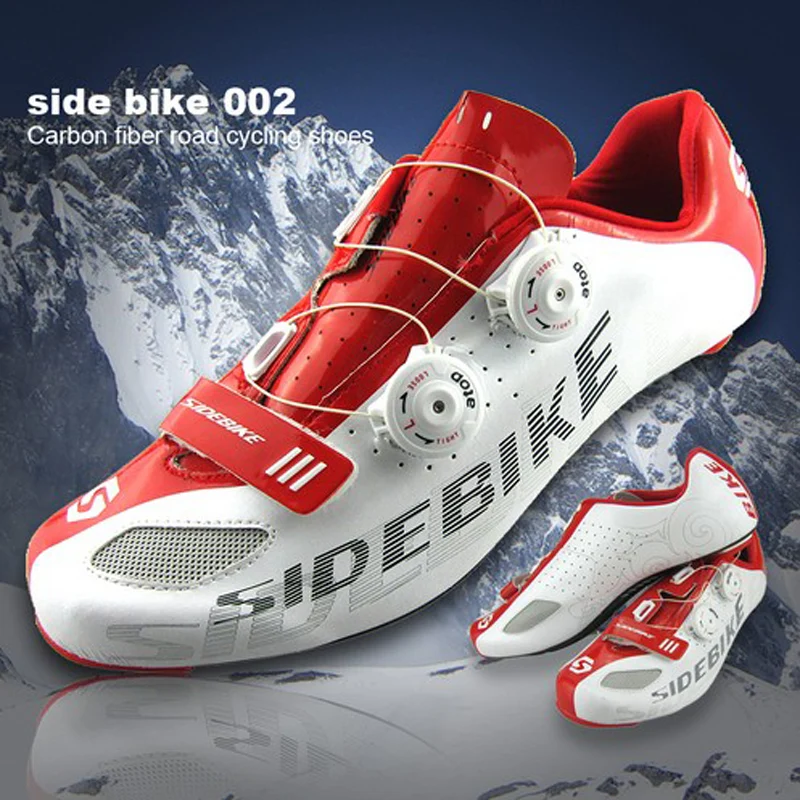 SIDEBIKE углеродистая обувь для велоспорта мужчин Мужская активного отдыха на