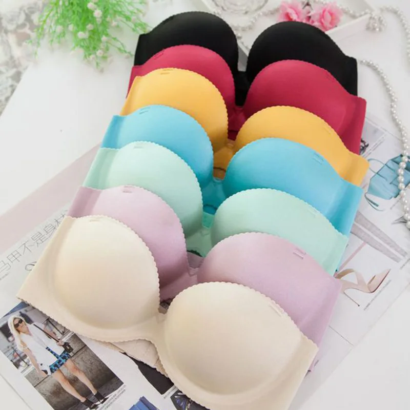 2017 бюстгальтер без косточек для молодых девушек сексуальный 70-85 A/B нижнее белье