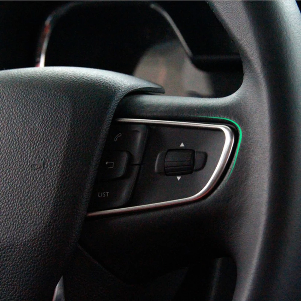 Новая отделка рулевого колеса чехол наклейка для CITROEN C4 SEGA C3 XR 2011 2016 Peugeot 508 2014 2015 408