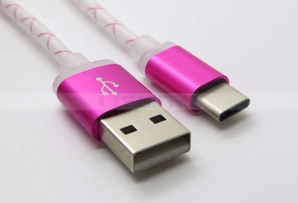 5 шт./лот Универсальный 1 метр USB Type C кабель кабели для XiaoMi Mi5 Oneplus LG Nexus 5x Huawei Samsung Letv