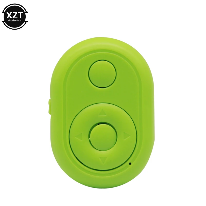 green Bluetooth пульт дистанционного управления Кнопка беспроводного управления Лер Автоспуск камера палка спуска затвора телефон монопод селфи для iOS Android - Цвет: green