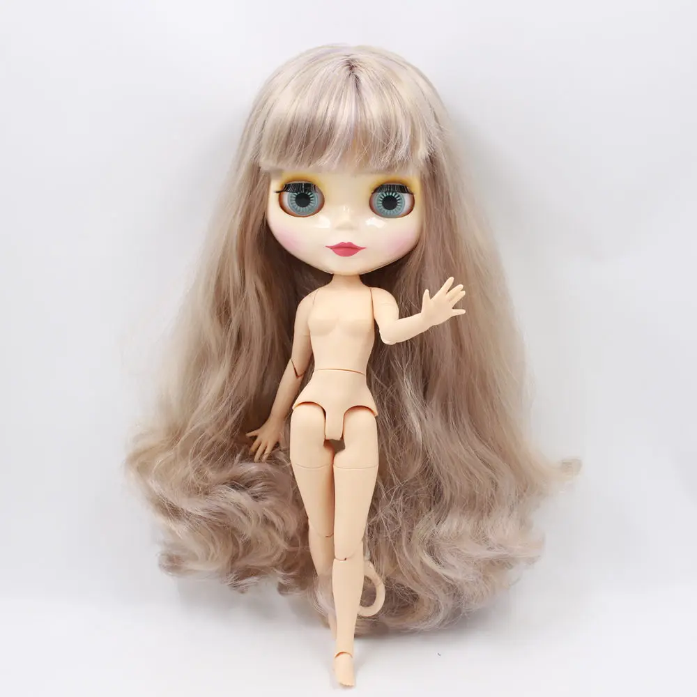 Кукла Blyth ICY DBS No.280BL3227/1049 серая Смешанная фиолетовая с волосами для суставов тела
