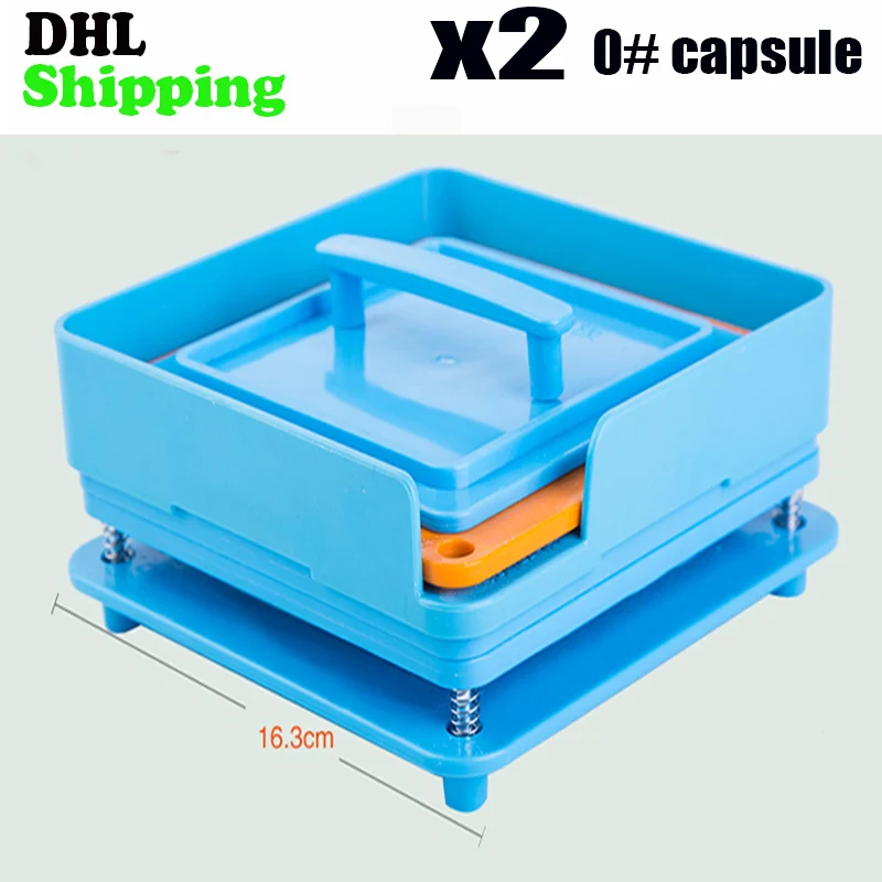 Руководство машина для наполнения Капсул 0 # S-100 отверстия 6-piece set ABS капсул