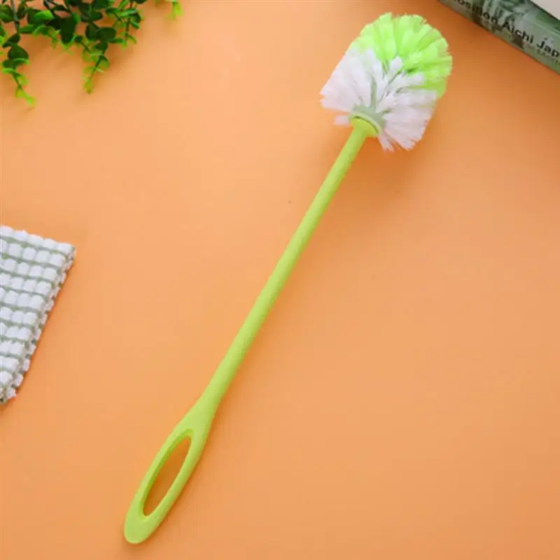 3 шт. прочная щетка для унитаза с пластиковой ручкой чистки ванной комнаты