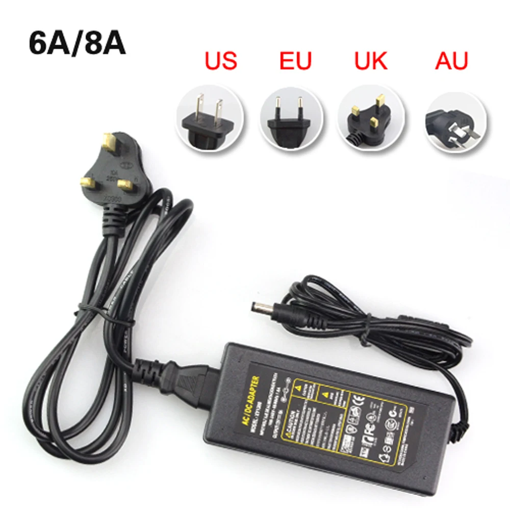 Светодиодный Питание Зарядное устройство AC110V 220V постоянного тока до DC12V