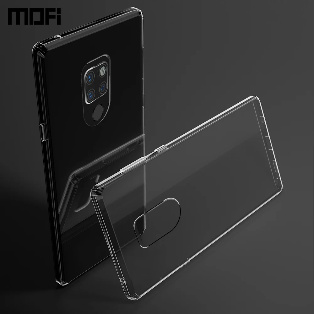 Чехол накладка MOFi для Huawei Mate 20 акриловый Гибридный чехол из ТПУ кристально чистый