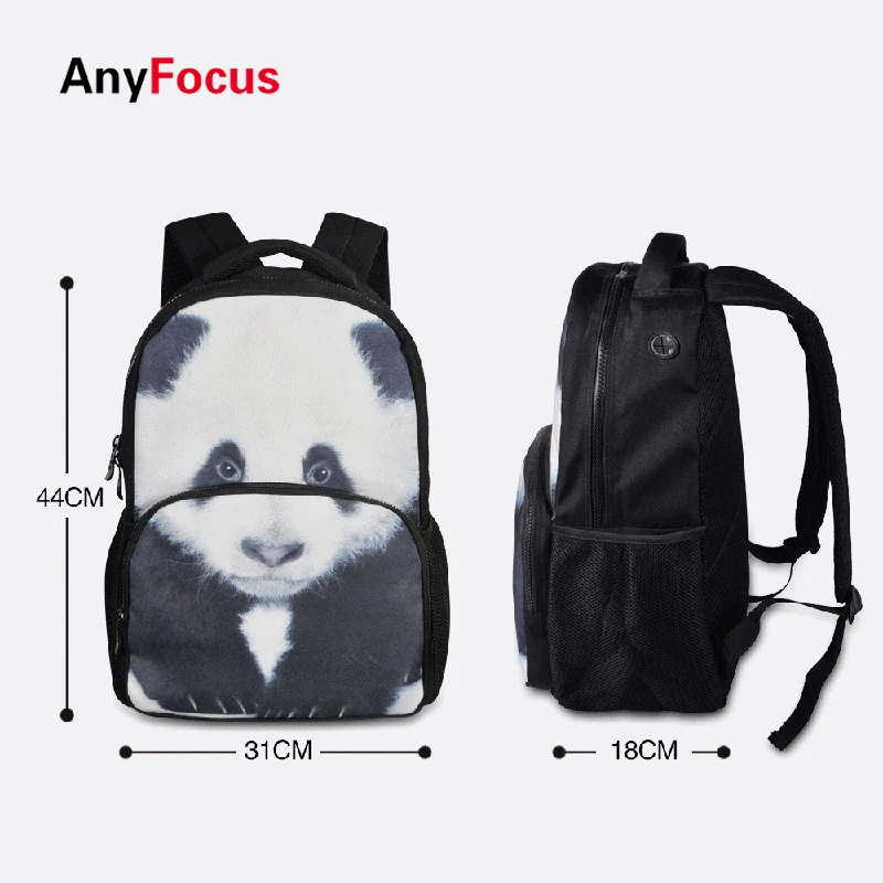 Крутой Детский рюкзак с 3D-принтом животных для компьютера мужской сумка принтом