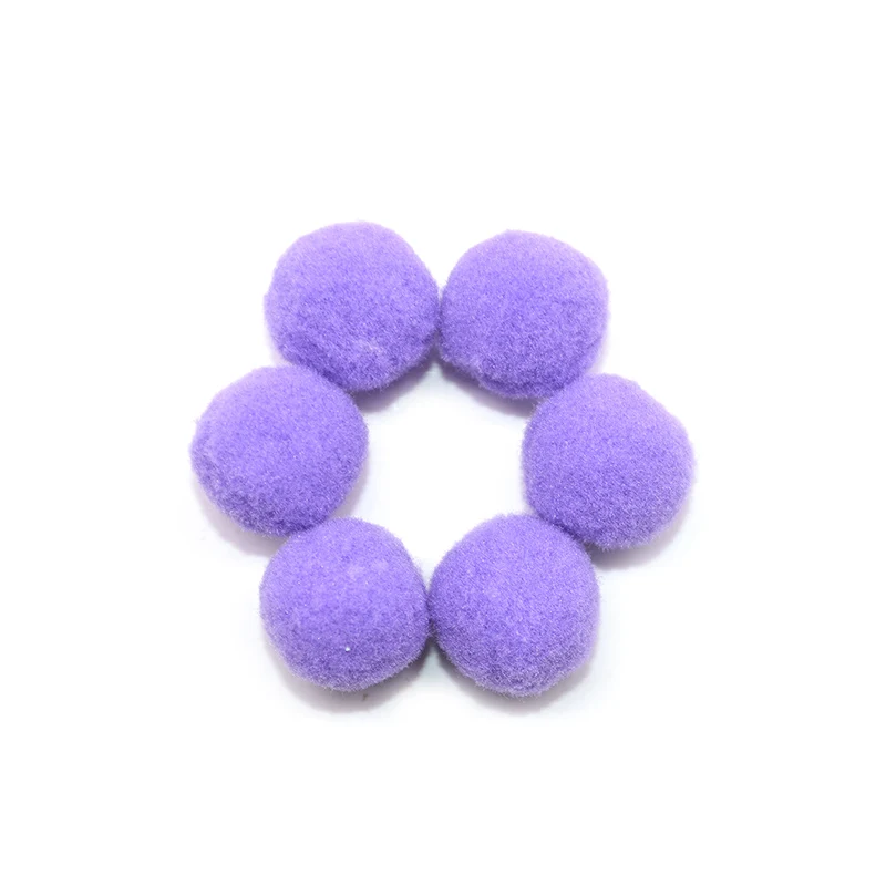 100 шт. 10/15/20/25 мм Мини пышная Нижняя Pom Poms помпонами ручной работы для детей игрушки свадебный Декор DIY товары для шитья и рукоделия