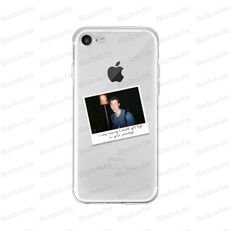 Чехол для мобильного телефона Babaite Shawn Mendes DIY с рисунком чехол Apple iPhone 7 8 6 6S Plus X XS MAX 5
