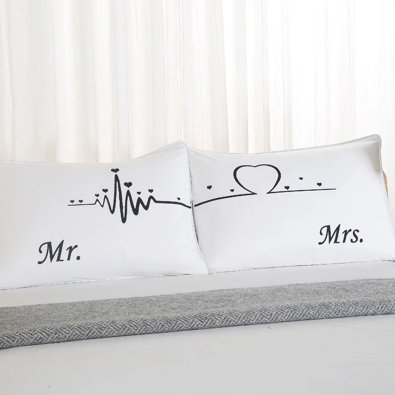 1 пара наволочек MR and MRS Owls индивидуальная наволочка для него или нее