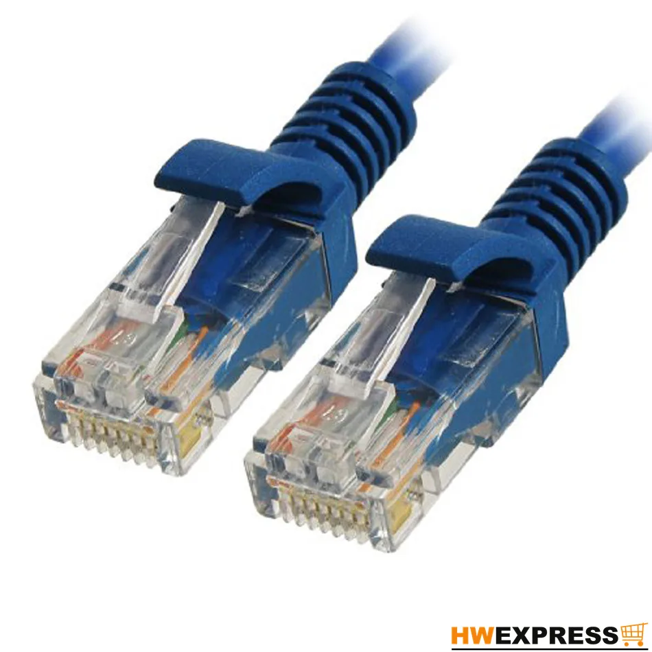 Сетевой кабель HWEXPRESS 8 ft Feet 2 5 M RJ45 CAT5 CAT LAN синий для коммутатора Ethernet-роутера |