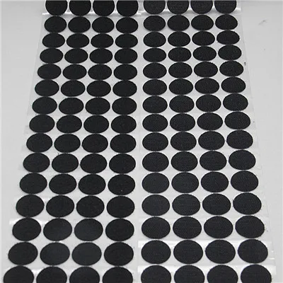 30mm black 50pair Сильная самоклеющаяся клейкая крепежная лента в горошек крючок и петля Волшебная нейлоновая наклейка двухсторонние швейные принадлежности "сделай сам" аксессуары 50 пар - Цвет: 30mm black 50pair