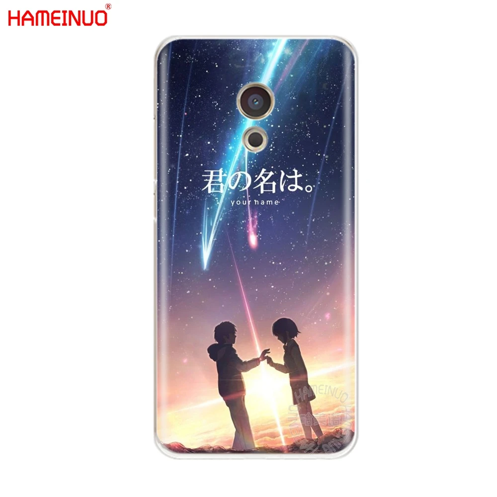 HAMEINUO ваше имя аниме крышка чехол для телефона для Meizu M6 M5 M5S M2 M3 M3S MX4 MX5 MX6 PRO 6 5 U10 U20 note plus - Цвет: 52756
