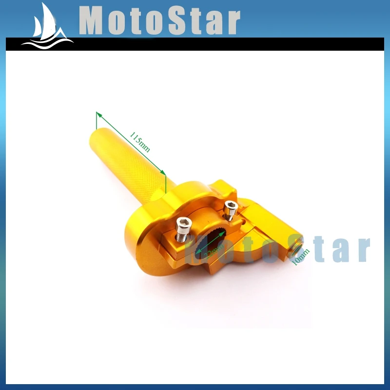 Задвижка из золотого сплава + кабельная ручка в сборе для XR50 CRF50 KLX110 TTR SSR YCF Pro Thumpstar