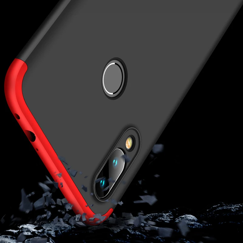 360 полная защита Чехлы для Xiaomi Redmi 7 Роскошные Жесткий противоударный чехол Note Pro