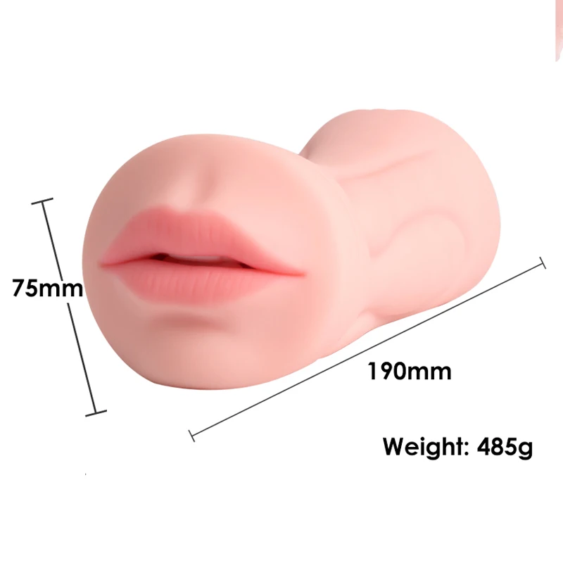 Zemalia Debby Реалистичный оральный стимулятор с языком и зубами Искусственная вагина мужской мастурбатор.