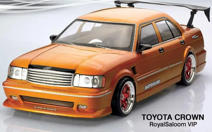 Автомобильный прозрачный корпус для ПК 1/10 RC 190 мм TTOYOTA/CROWN D1GP Goodyear On Road Drift Yokomo Houring