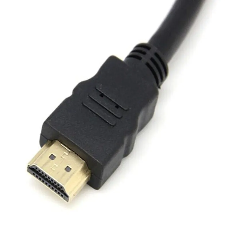HDMI штекер 2 x гнездо Y образный разветвитель адаптер кабель для плазменного